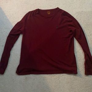 Large Maroon Polo Ralph Lauren Long Sleeve Shirt